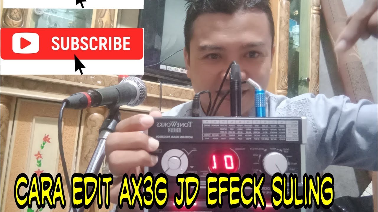 Tutorial KORG ax3g utk setingan suling & Vocal