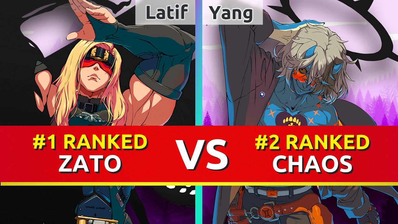 GGST ▰ Latif (#1 Ranked Zato) vs Yang (#2 Ranked Happy Chaos). Guilty Gear Strive
