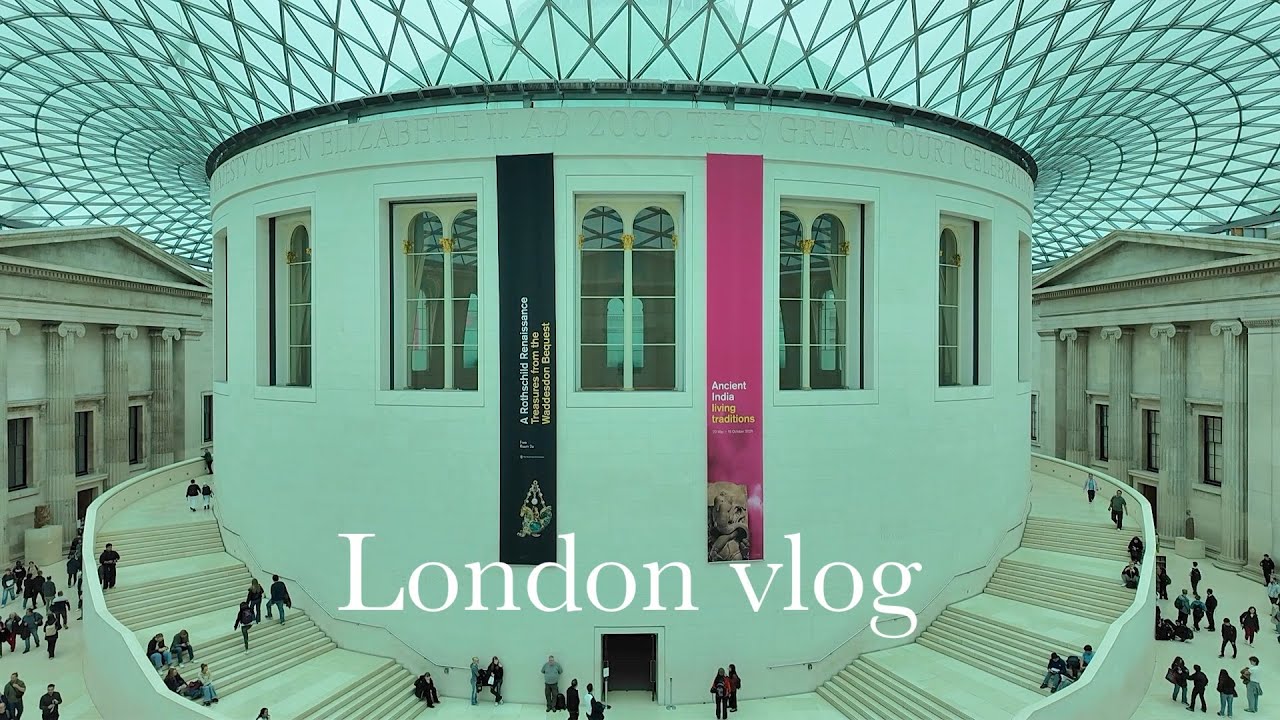 London vlog🇬🇧イギリスの朝食から始まる1日🍳美術館と教会カフェ🫖