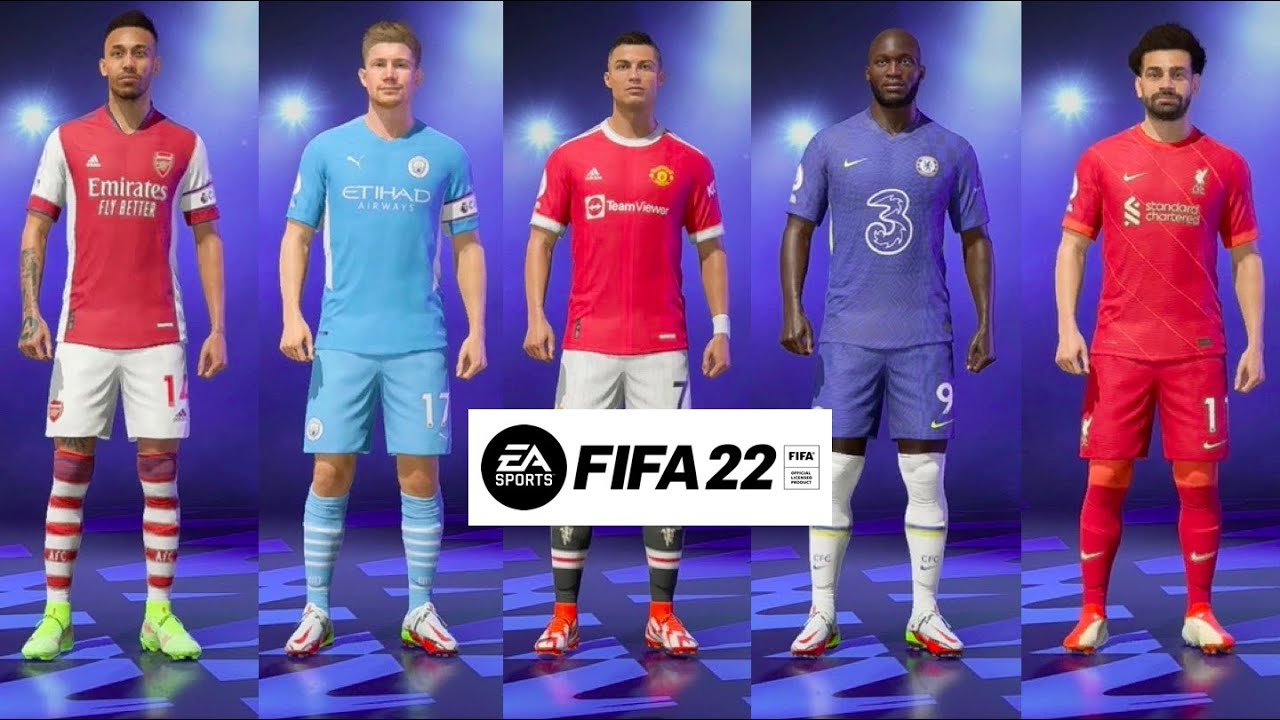 ALL PREMIER LEAGUE PLAYER FACES + RATINGS ! FIFA 22