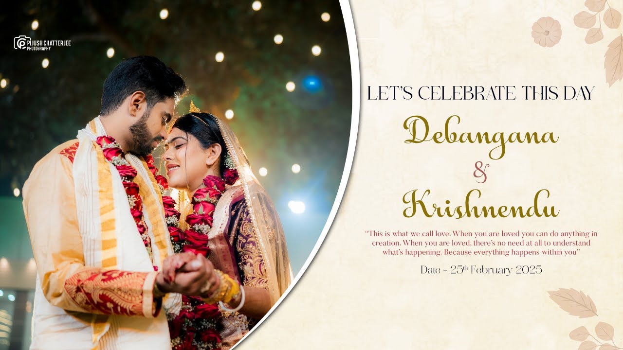 Krish ❤️Debangana || Best Cinematic Wedding Trailer || @pijushchatterjeephotography