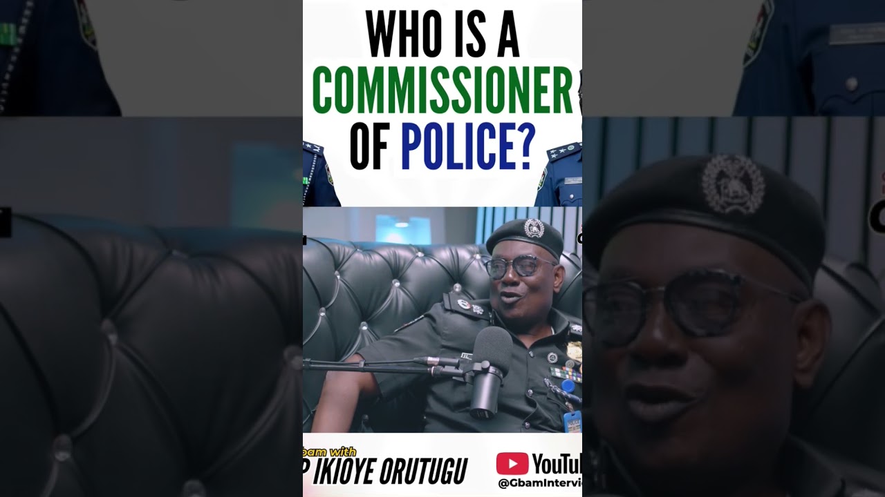 Who is a commissioner of police?