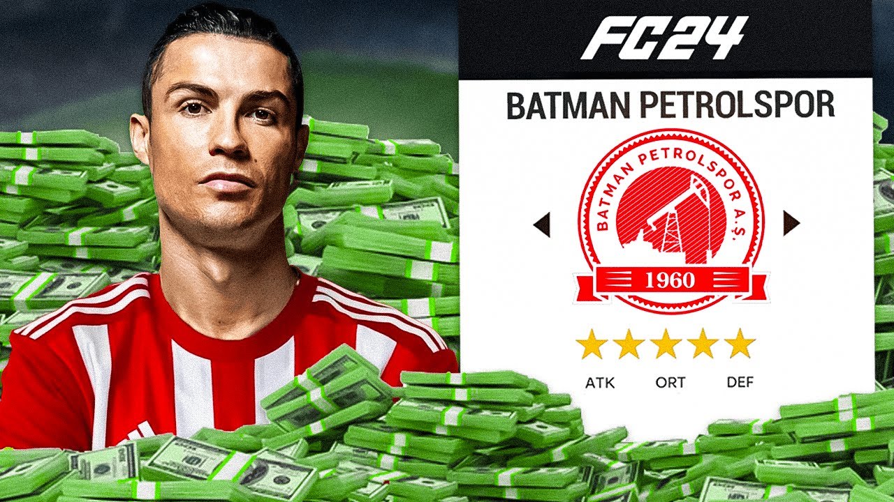 1 MİLYAR EURO BÜTÇE İLE PETROLSPOR REBUİLD ! EA FC 24 REBUİLD