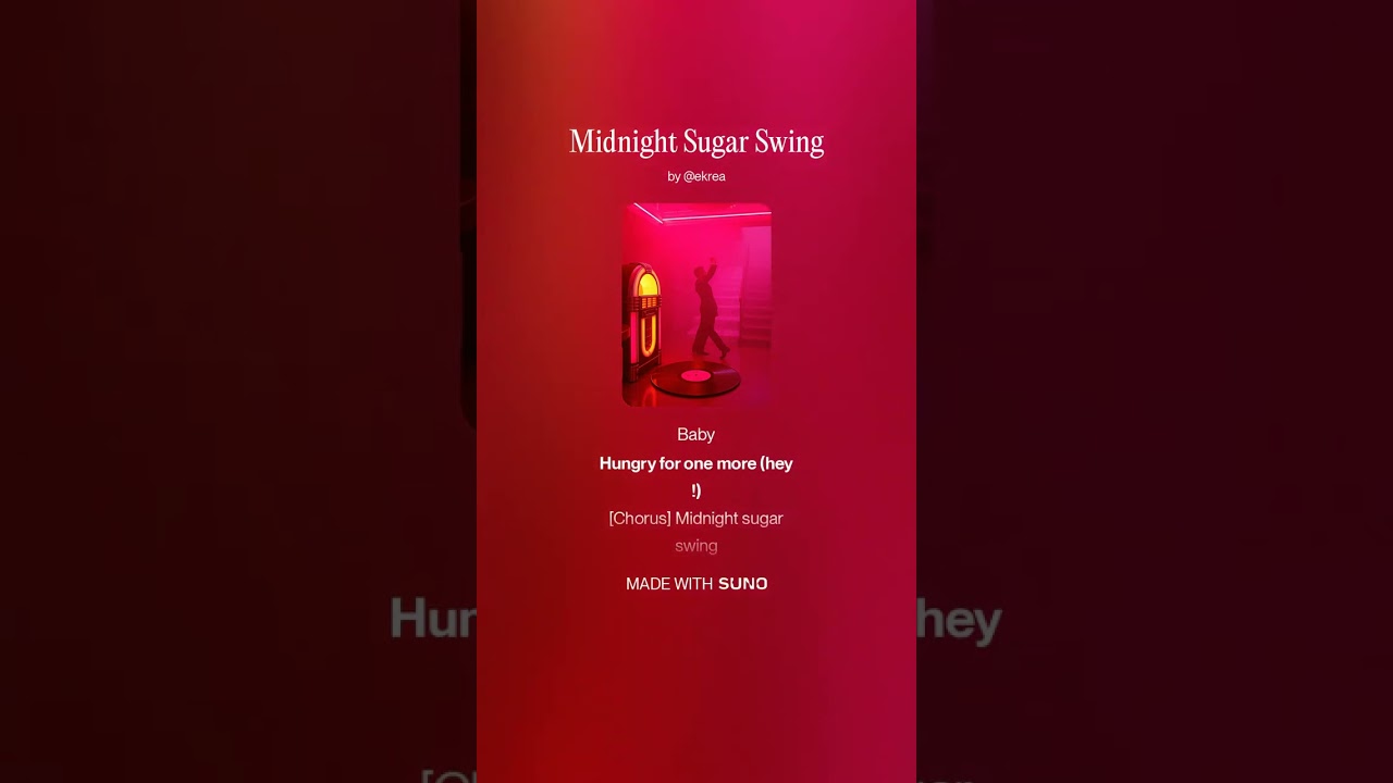 Midnight Sugar Swing　#作詞ekrea　#ロカビリー　#suno 　©️2025𝑬𝒌𝒓𝒆𝒂