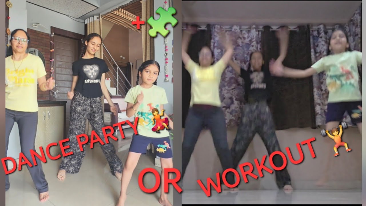 GUESS THE SONG! 🎵 Moms & Daughters Dance Party + 20 Min Full Body Workout (No Music Challenge)
