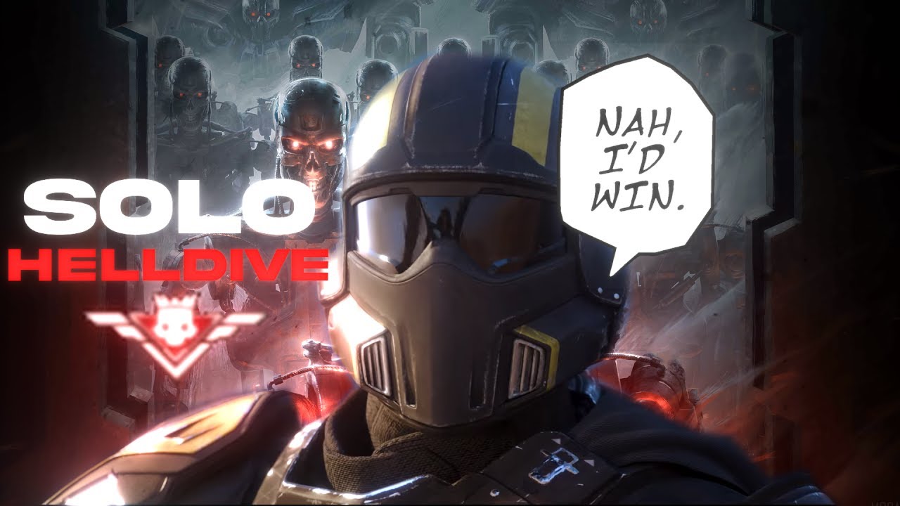 SOLO HELLDIVE MAX DIFFICULTY AGAINST AUTOMATONS