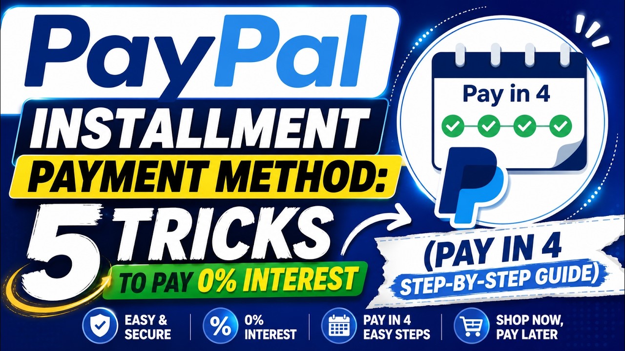 Способ оплаты PayPal в рассрочку: 5 хитростей, как платить 0% годовых (пошаговое руководство по о...