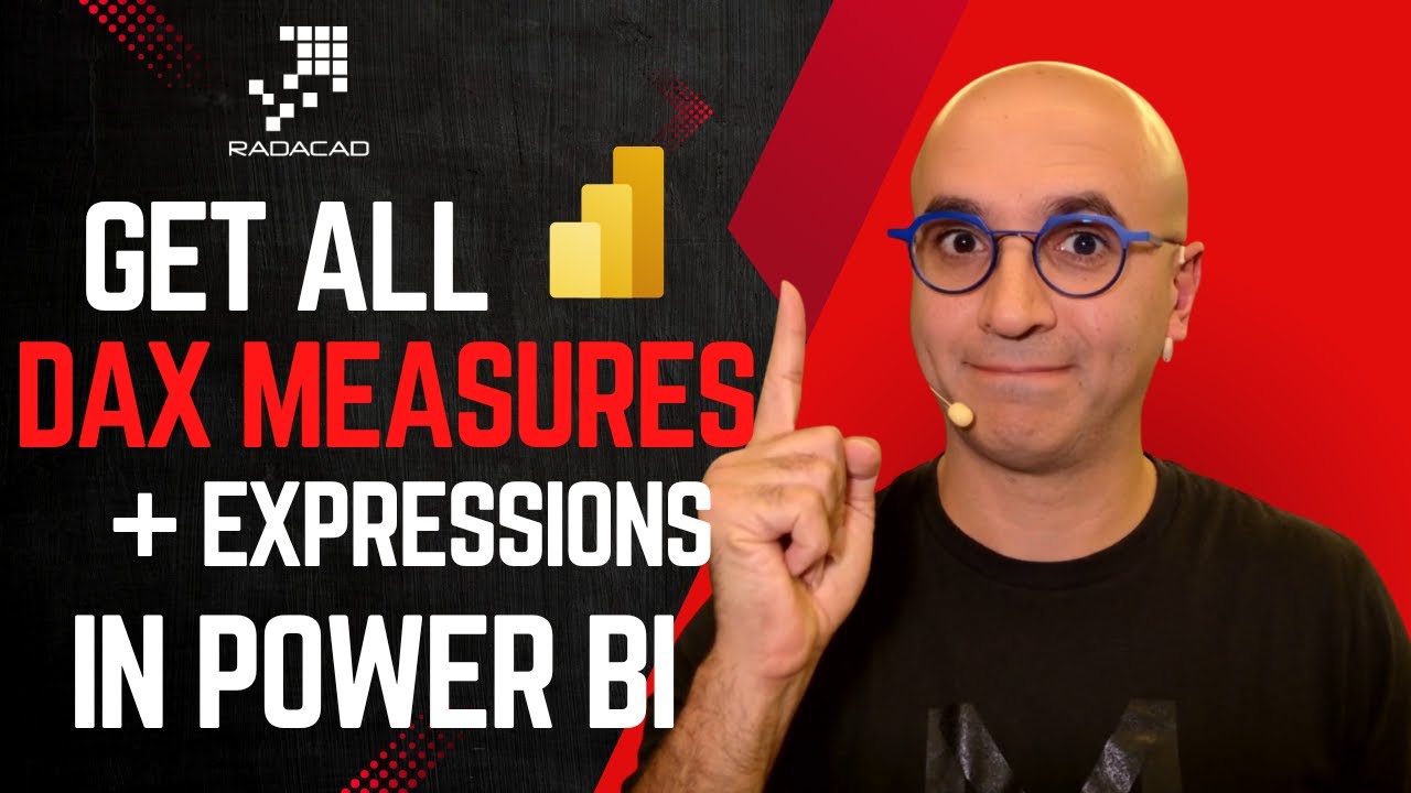 Получить список всех мер Power BI DAX и их выражений