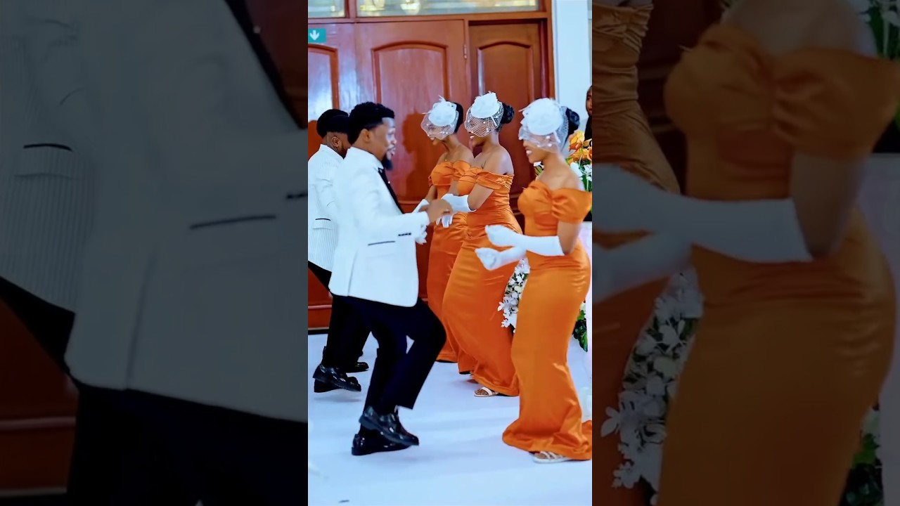 Beautiful African  wedding ENTRANCE DANCE #zamakalefashion #wedding #cutebaby
