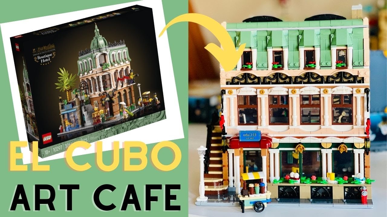 LEGO El Cubo Fine Art Cafe Review: Boutique Hotel Alternate Build