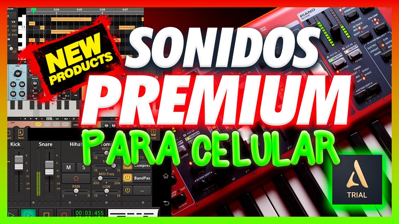 NUEVOS TIMBRES PIANOS PREMIUM🏅 - Para usar con TU CELULAR - App AUDIO EVOLUTION🏆