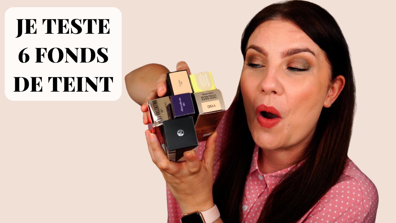 JE TESTE 6 FONDS DE TEINT - IL MAKIAGE, LANCOME, LAURA MERCIER, VALENTINO....
