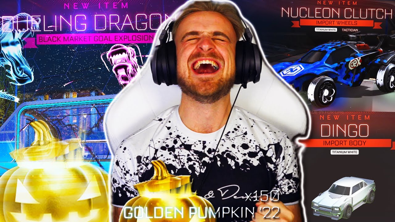 I DID THE BIGGEST GOLDEN PUMPKIN 2022 OPENING IN ROCKET LEAGUE & THE LUCK WAS UNREAL!