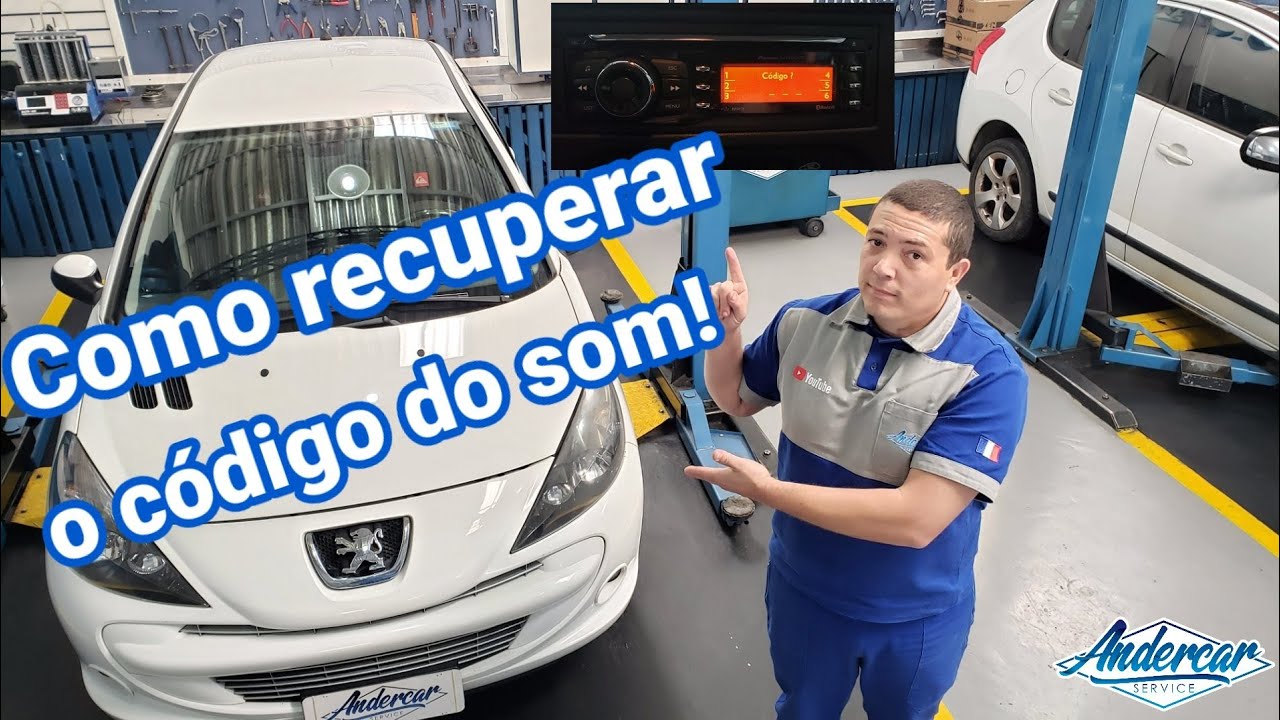 Como recuperar o código do aparelho de som! #oficina #peugeot #citroen #reparcao