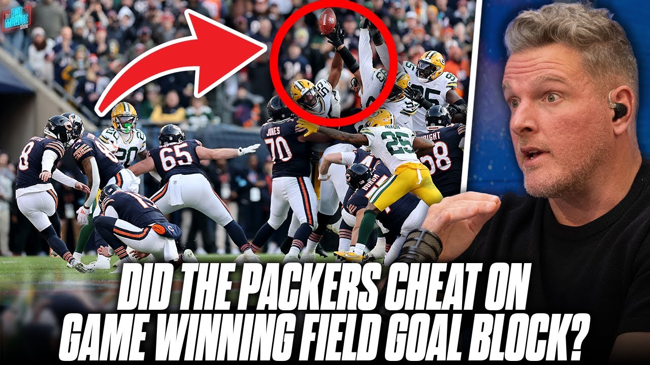 Packers Blocked Field Goal To Beat The Bears Was ILLEGAL, Shouldn't Have Happened?! | Pat McAfee