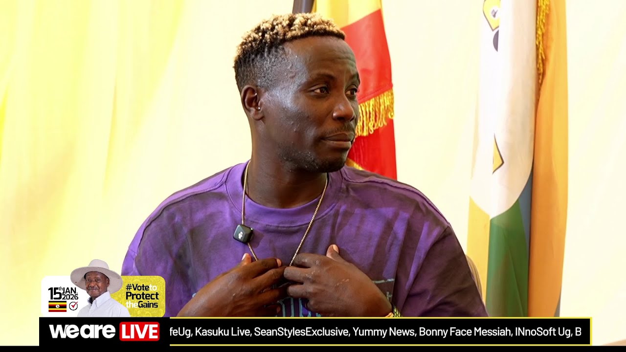 Lil Pazo has gains to protect. Shares with Jenkins Mukasa at Uganda's Longest NRM Online Rally.