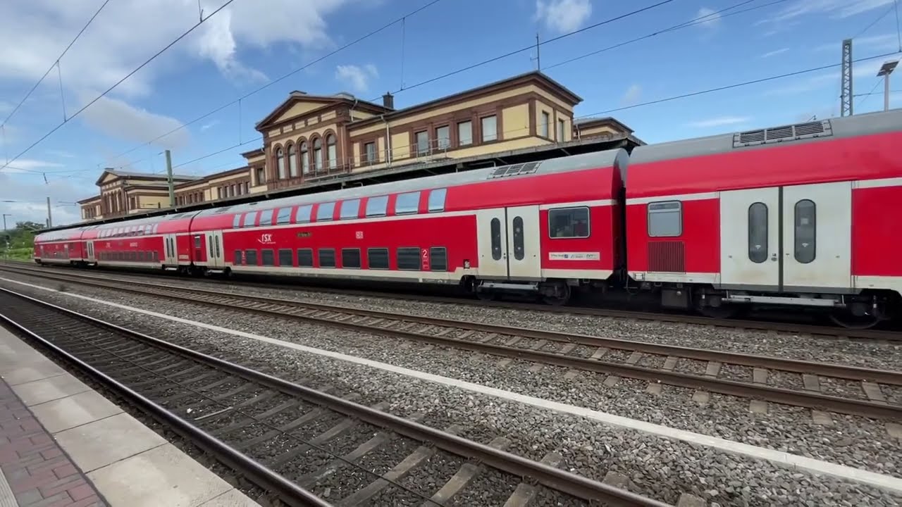 Red Train in Düren Germany