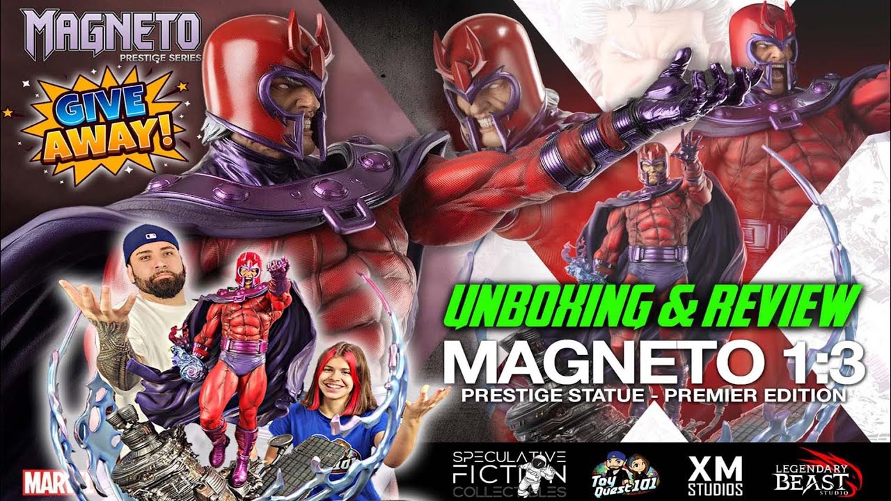 Magneto 1:3 Prestige Premier Edition statue by Legendary Beast Studios review & giveaway