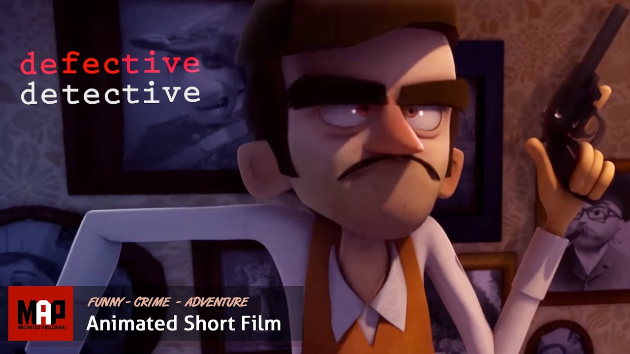 Funny CGI 3d Animated Short Film  ** DEFECTIVE DETECTIVE ** Animation by Avner Geller & Stevie Lewis