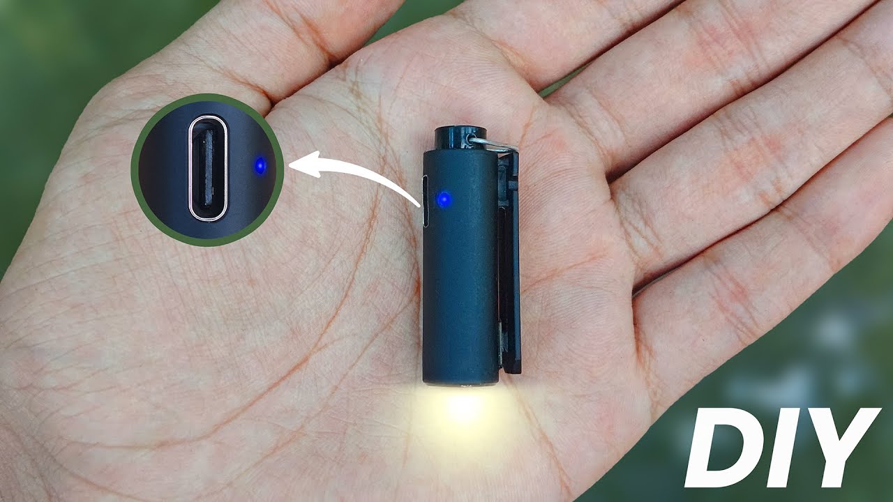 World's Smallest DIY Flashlight!