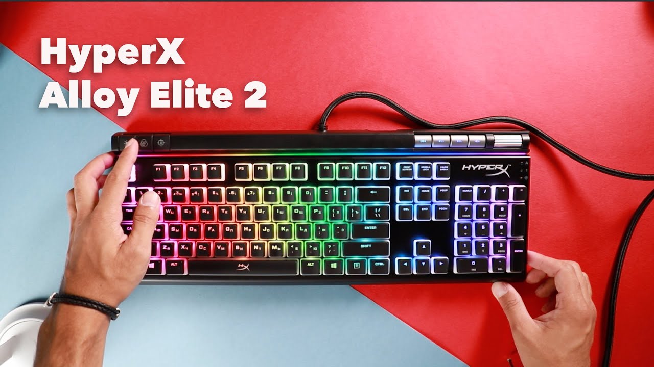 Обзор клавиатуры HyperX Alloy Elite 2! Собственные свичи и пуддинг кейкапы