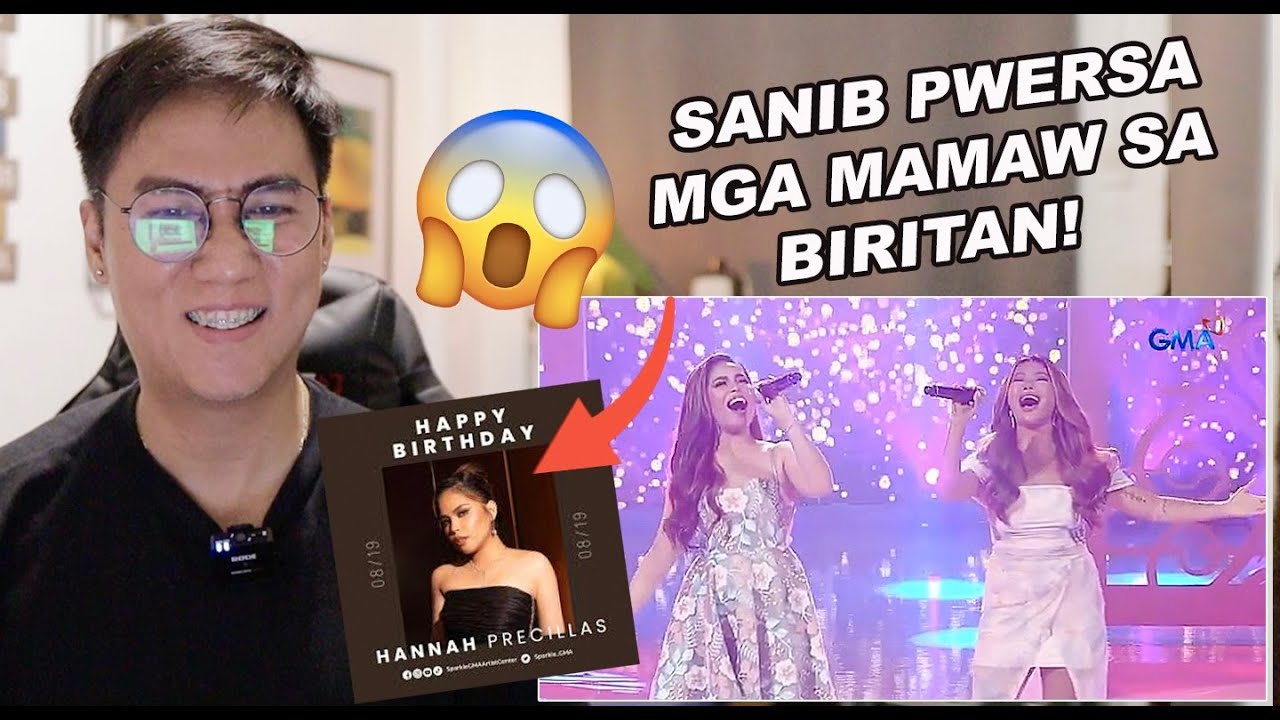 Hannah Precillas and Katrina Velarde - TiktoClock | SINGER REACTION
