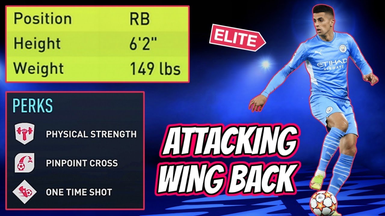 THE PERFECT WING BACK/ATTACKING FULLBACK BUILD in FIFA 22 PRO CLUBS! - Best Player Build