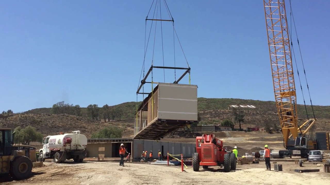 LA Rams Temporary Practice Facility video