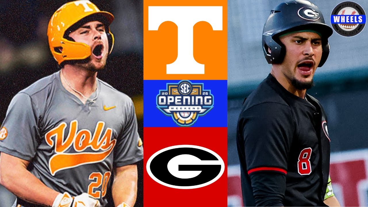 #19 Tennessee vs #8 Georgia (Exciting!) | Game 1 | 2026 College Baseball Highlights