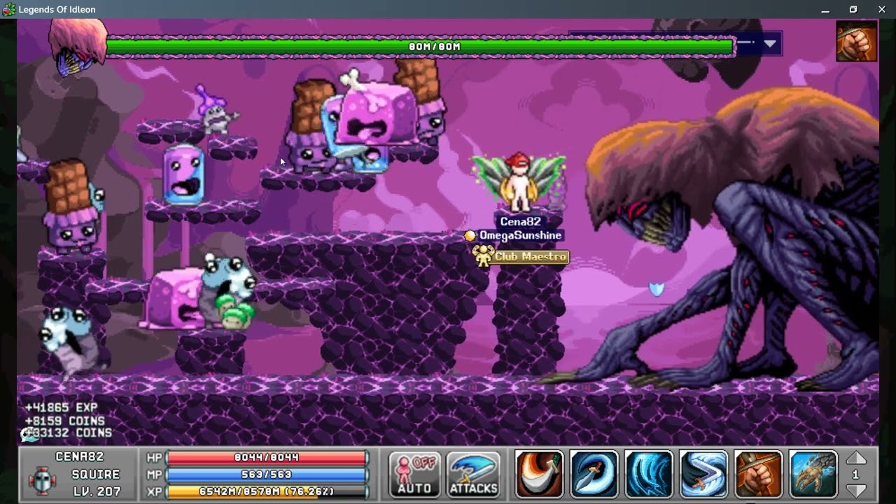 Legends Of Idleon - First Encounter with World 4 Boss