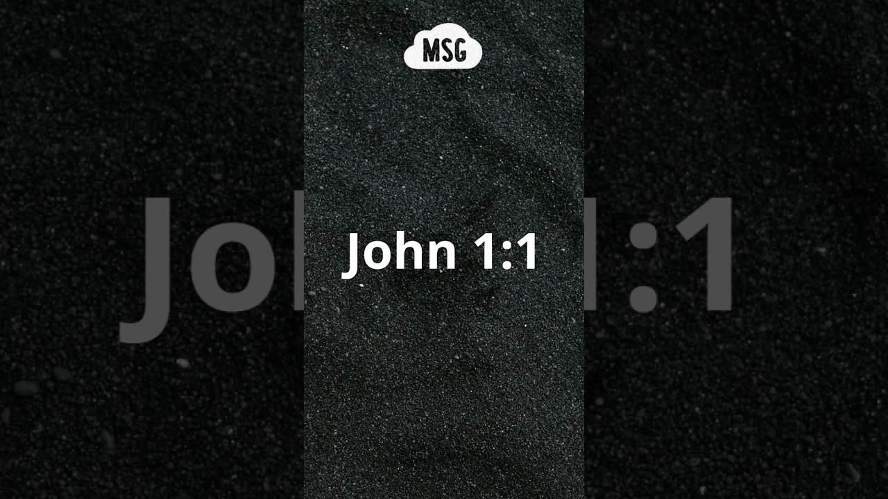 A Bible verse to inspire you😇 John 1:1 #bibleversesforsleep #healingscriptures #bibleverse #bible