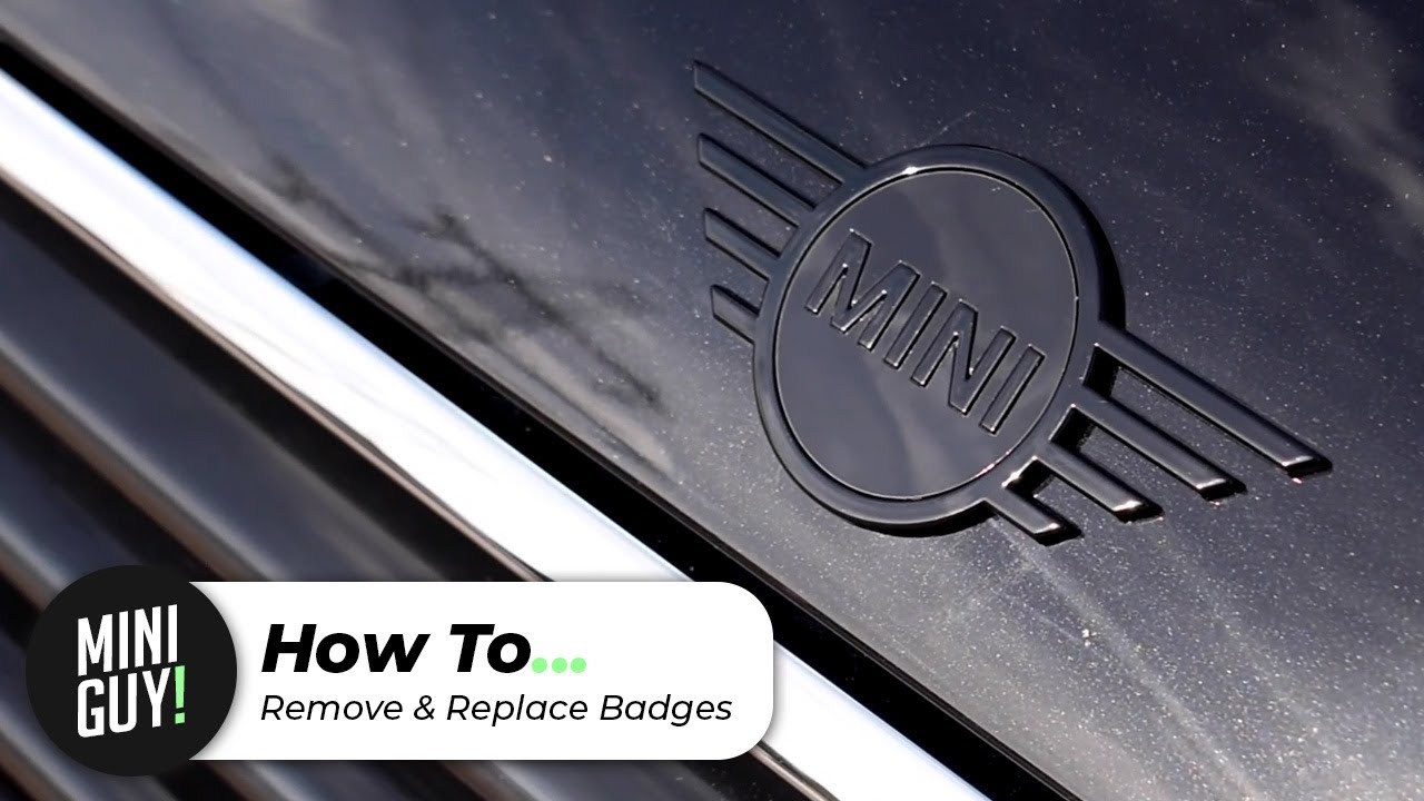 How To Remove & Replace Mini Badges | F56 Mini Cooper | Mini Guy