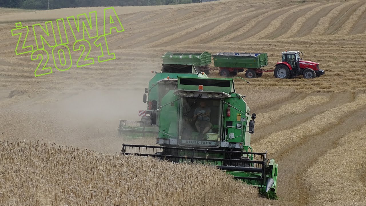 🌾 Żniwa 2021 Na Większą Skale 2x Deutz-Fahr 🌾