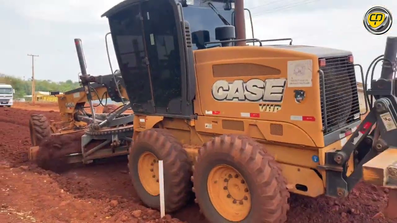 CASE 845B ABRINDO TRECHO/Motoniveladora/Patrol/Patrola/Road Grader/Motor Grader/Niveleuse.