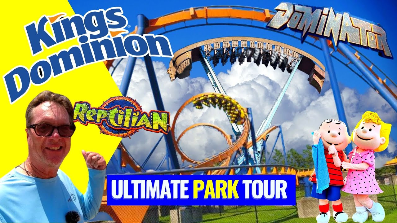 Kings Dominion Amusement Park - Ultimate Ride Tour and Review - Kings Dominion Doswell Virginia