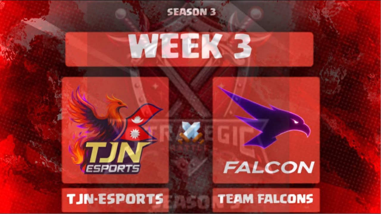 TJN ESPORTS VS TEAM FALCON WEEK 3 STRATEGIC BATTLE SEASON 3 || Team Jn