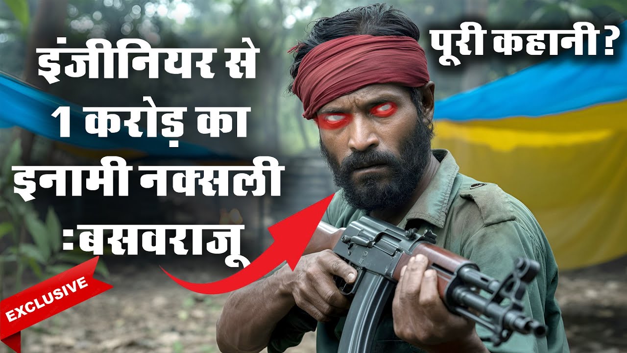 बसवराजू: इंजीनियर से 1 करोड़ का इनामी नक्सली बनने की कहानी | Basavaraju Naxal Leader |