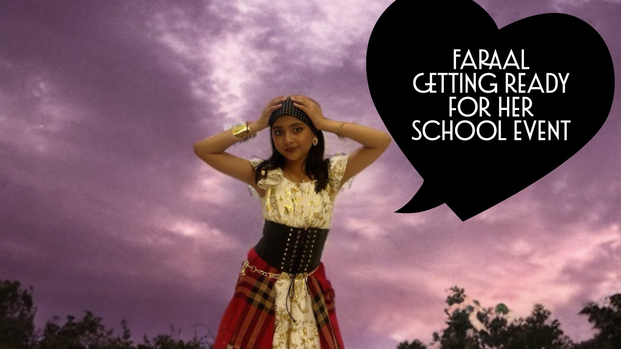 Getting My Daughter Faraal Ready for Her School Event | Makeup & Hair by Mom 💖