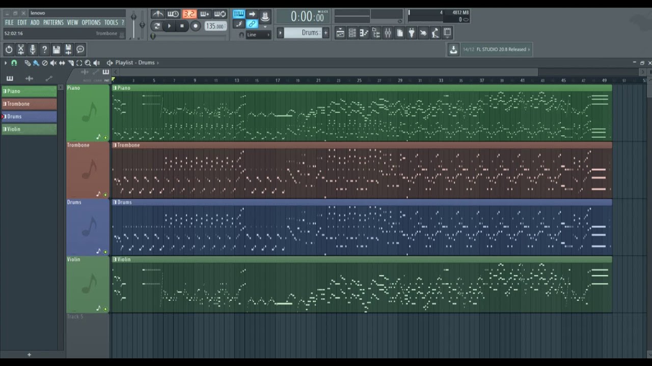 Guns & Roses (Baccano Opening), Custom Instrument