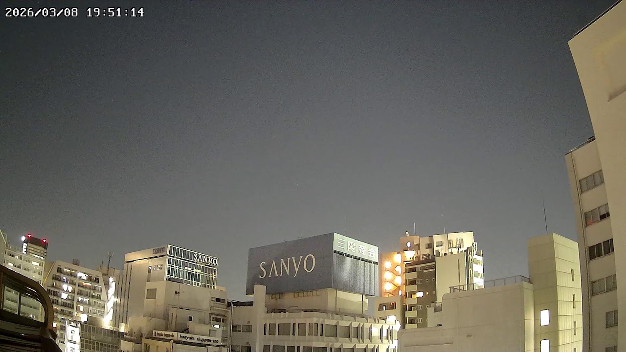 東京都新宿区本塩町お天気ライブカメラ Tokyo Shinjuku Live camera.world.cam
