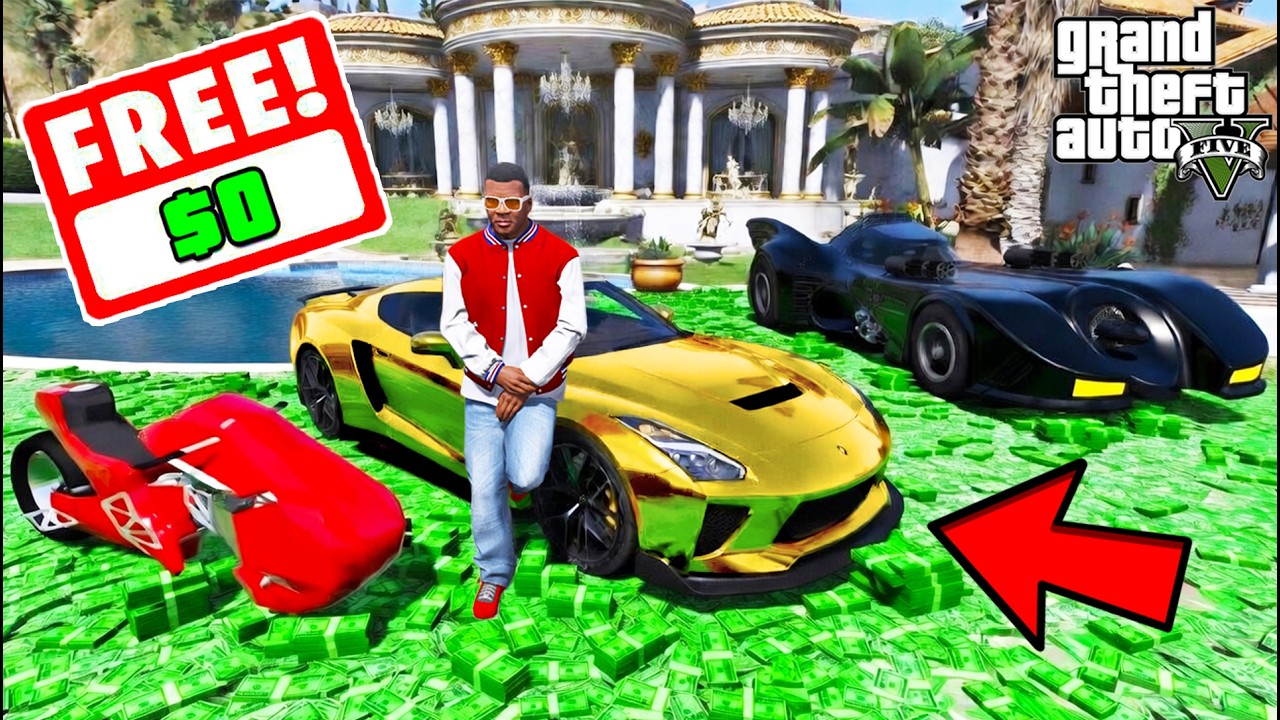Franklin Buying Everything For Free in GTA 5!