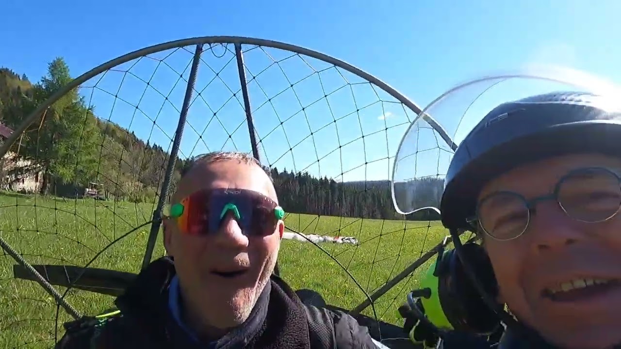 le Jura en paramoteur avec Yves