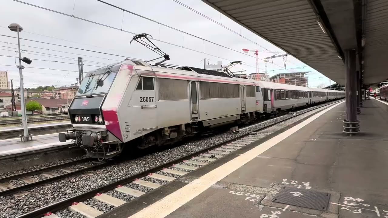 Trafic ferroviaire en gare de Toulouse Matabiau