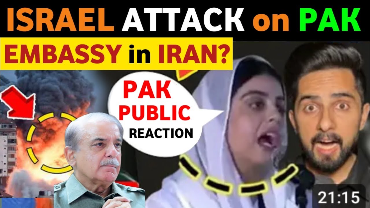 ATT@CK ON PAK EMBASSY IN IRAN? PAK PUBLIC REACTION ON IRAN ISRAEL CONFLICT, REAL TV LATEST NEWS