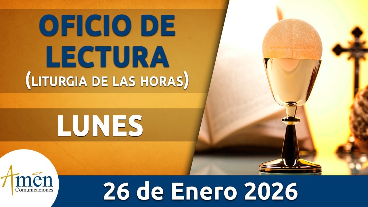 Oficio de Lectura de hoy Lunes 26 Enero de 2026 l Padre Carlos Yepes l Católica l Dios