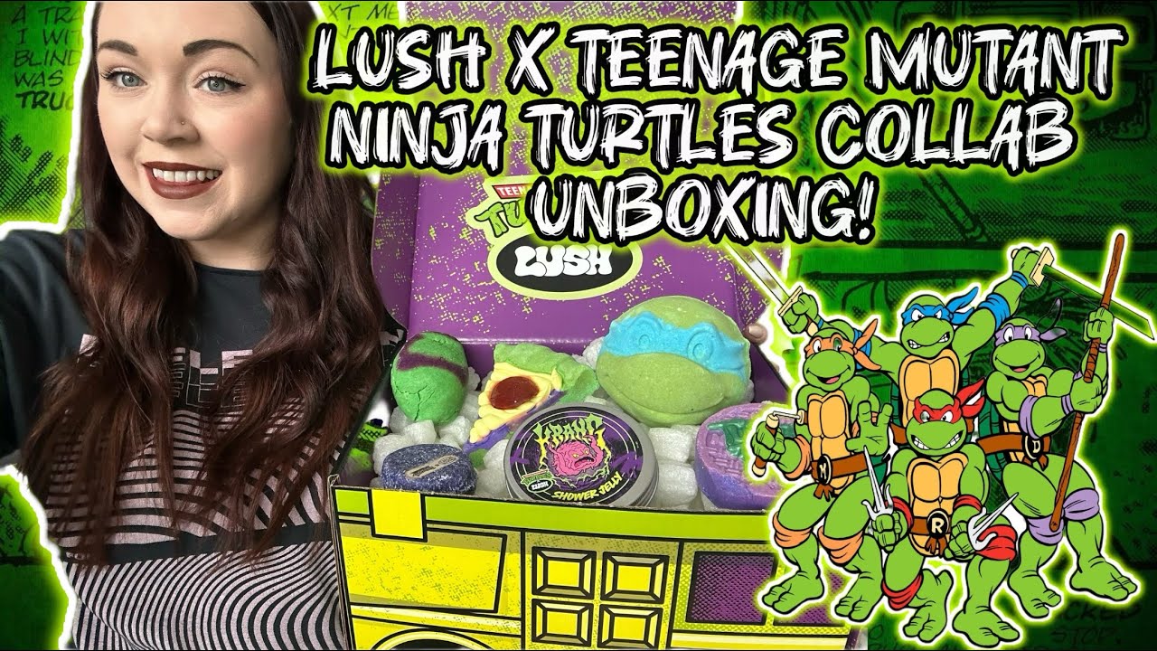 LUSH x Teenage Mutant Ninja Turtles Collaboration Unboxing! | A Turtle-y Awesome Collection!