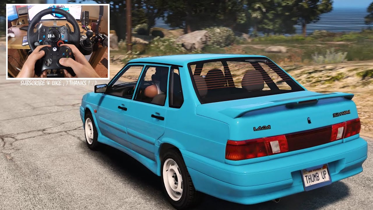 VAZ-2115 LADA Samara 2 - GTA V | Logitech G29 🔥 When GTA VI ? Who waiting?