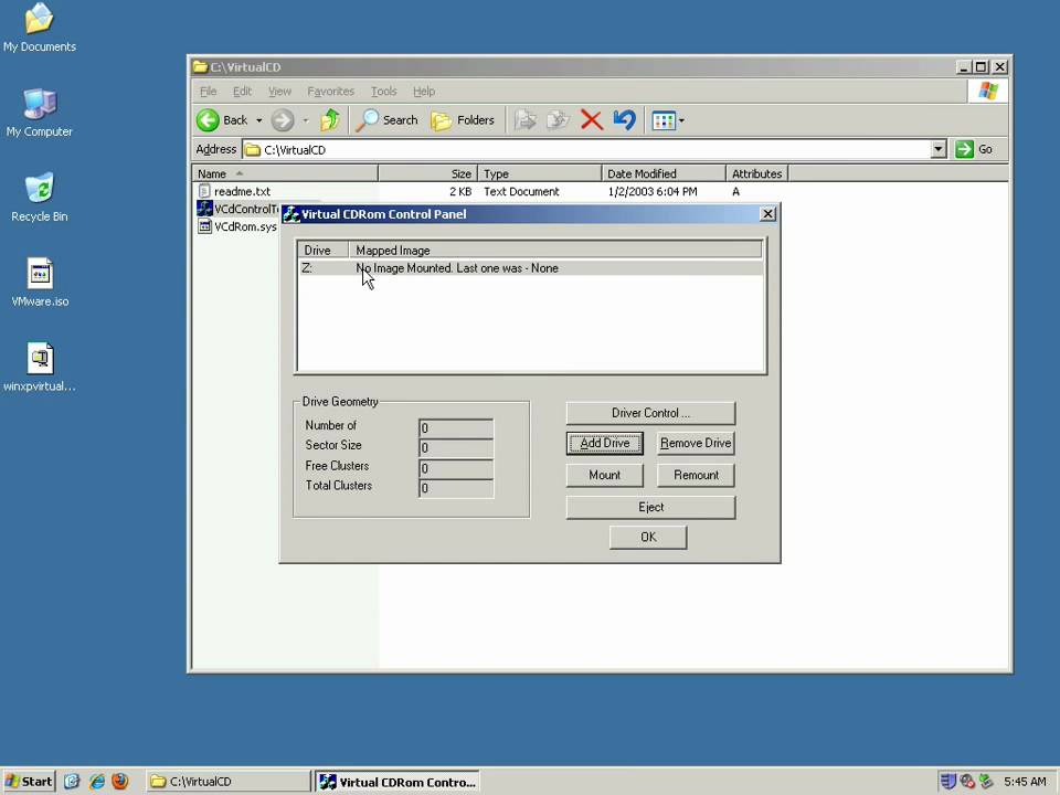 Mounting .iso files on WinXP/Win2K3
