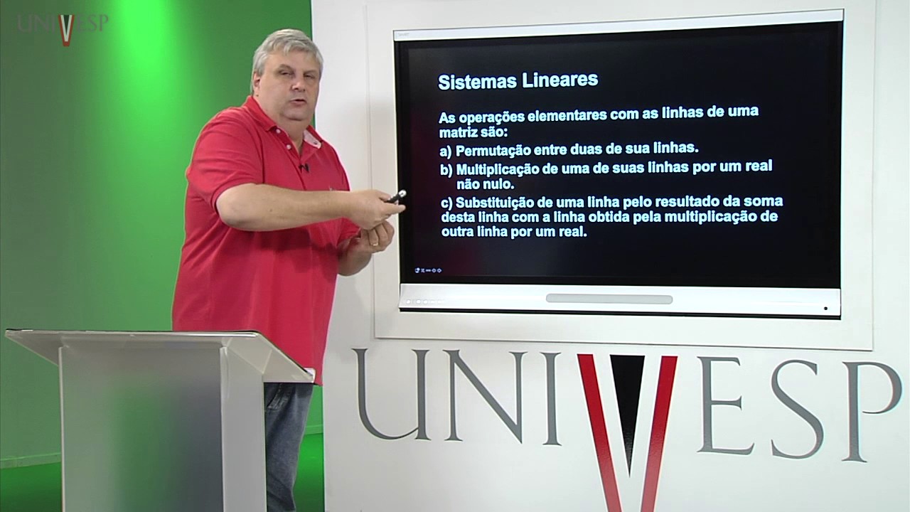 Geometria Analítica e Álgebra Linear - Aula 02 - Sistemas Lineares