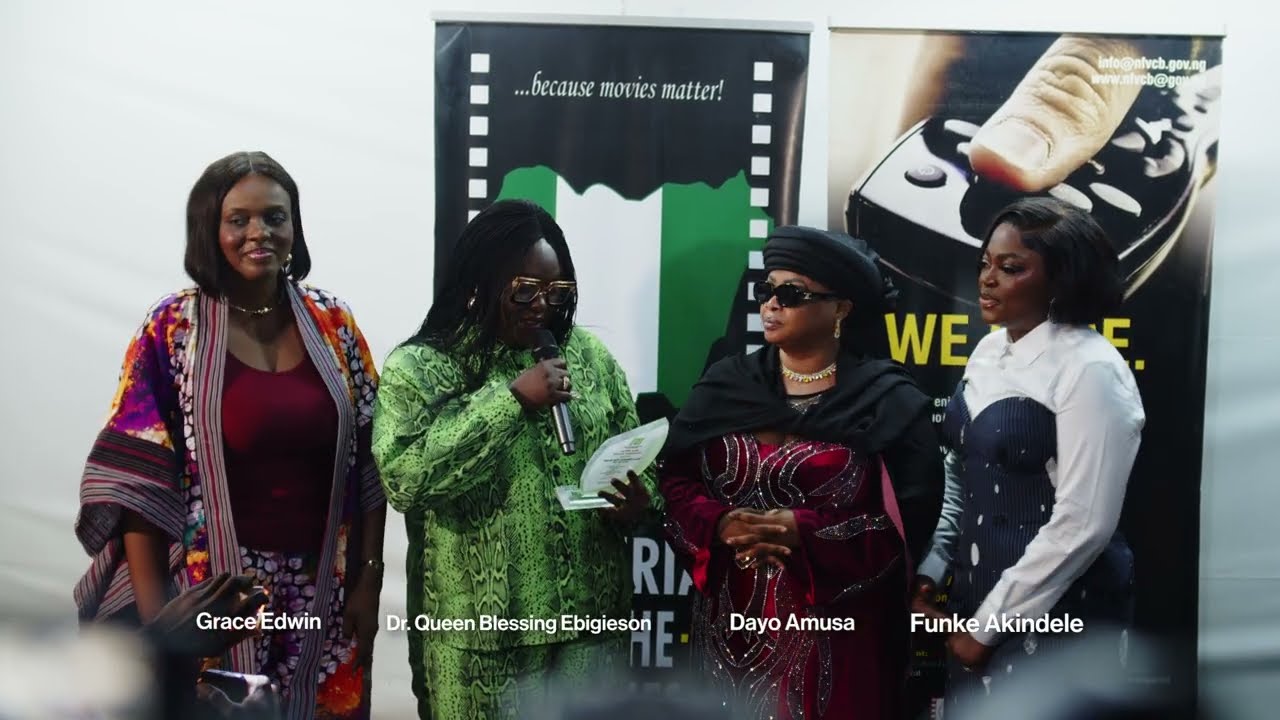 Funke Akindele Honoured by National Film and Video Censors Board as Nollywood Box Office Champion